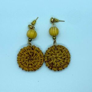 Small Rattan Earrings